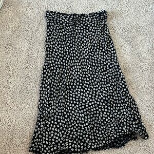 Madewell floral skirt